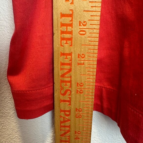 Lot Of 2 Banana Republic Fitted Stretch Button-Up Shirts Pink & Red Size S Work - Picture 10 of 11